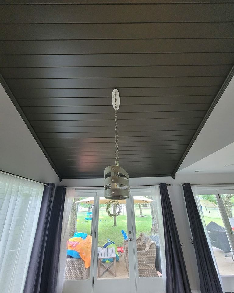 Freshly Painted Ceiling in Greensboro, NC Home