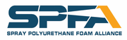 SPFA logo with blue and orange lettering for the Spray Polyurethane Foam Alliance