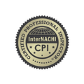 A seal that says certified professional inspector on it