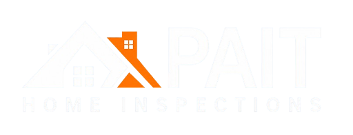 A logo for  Pait Home Inspection company in north carolina.