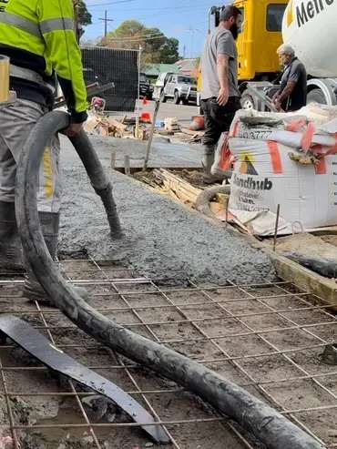 Civil concrete pumping