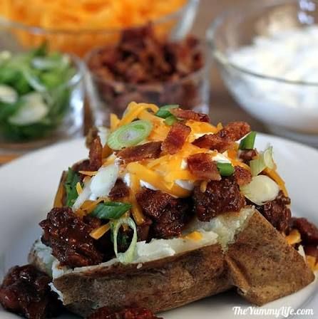 National Potato Month - Baked Potato Bar