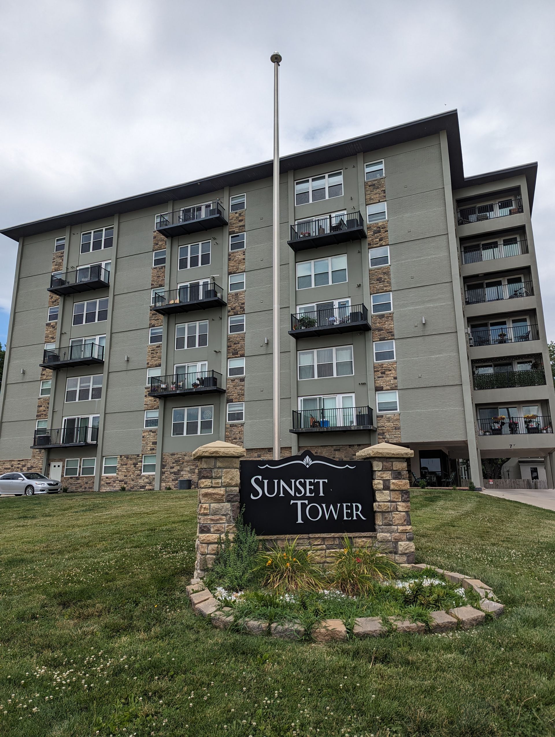 Electrical remodel at Sunset Tower near Evansville Museum, Evansville, IN
