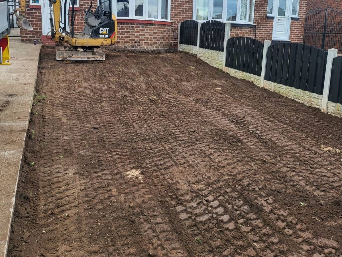 Driveways Rotherham ground preparation for a concrete driveway in Whiston Rotherham