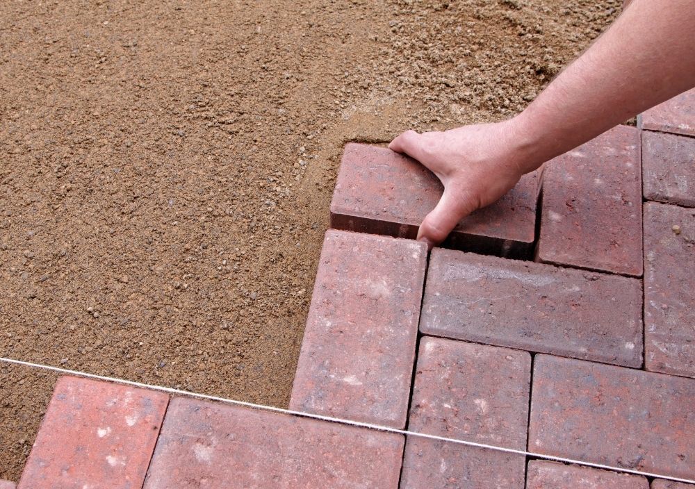 block paving being laid in Rotherham
