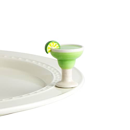 Nora Fleming Mini, Margarita Glass (Lime & Salt, Please!)