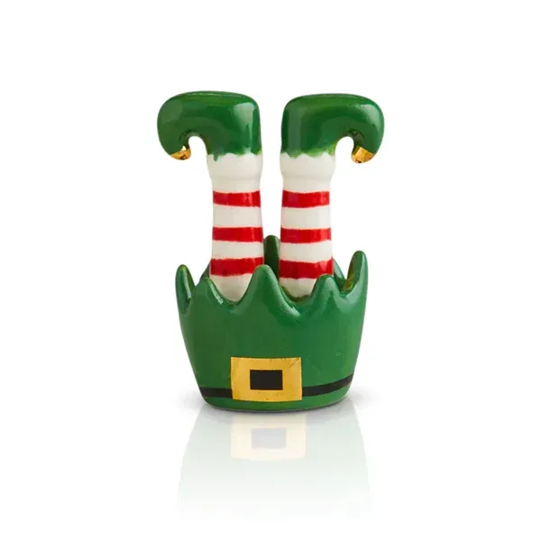 Nora Fleming MIni, Christmas - Elf (Jingle Toes)