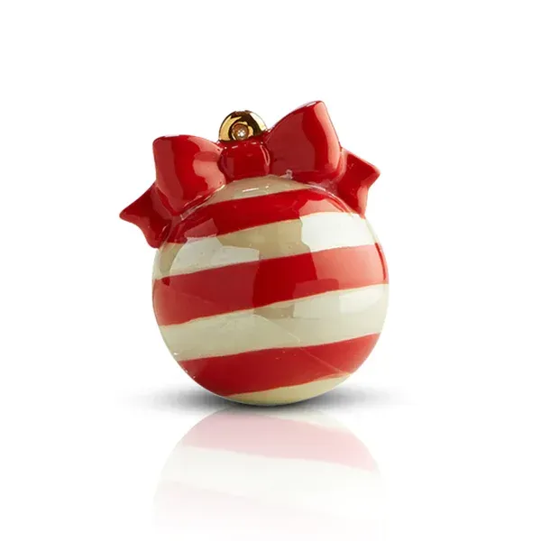 Nora Fleming Mini, Christmas - Ornament (Deck the Halls in Red)