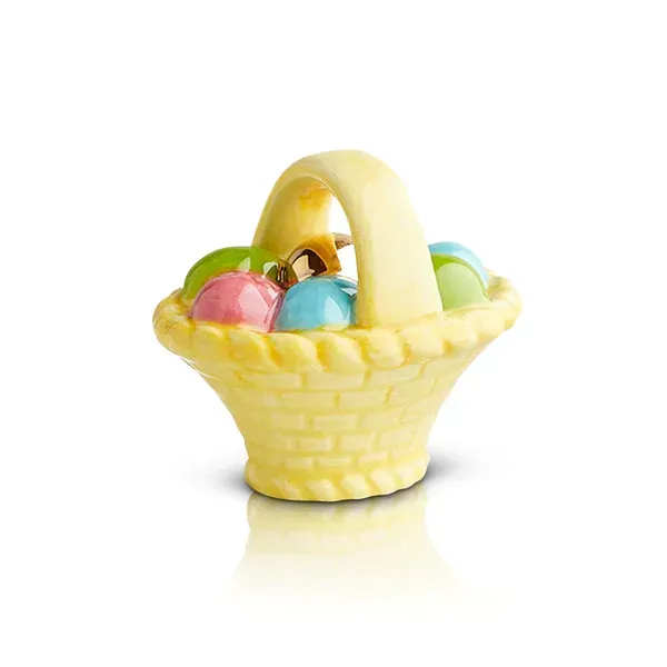 Nora Fleming Mini, Basket (A Tisket, A Tasket)