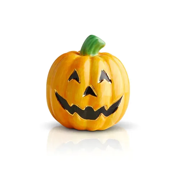 Nora Fleming Mini, Halloween - Jack O'Lantern (Carved Cutie)
