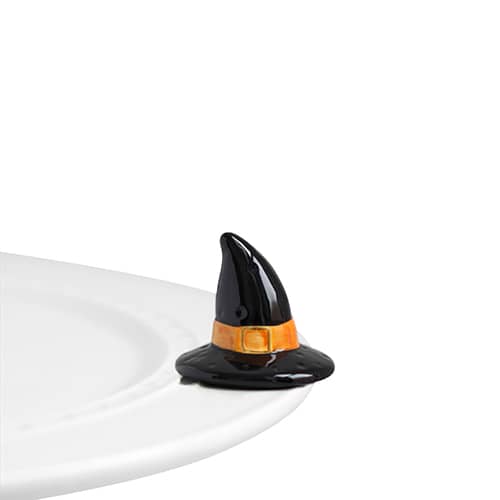 Nora Fleming Mini, Halloween - Witch's Hat (Witchful Thinking)