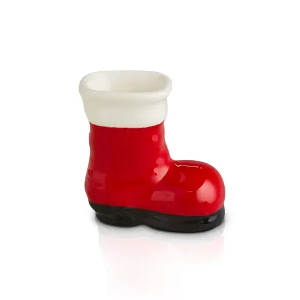 Nora Fleming Mini, Christmas - Big Guy's Boots