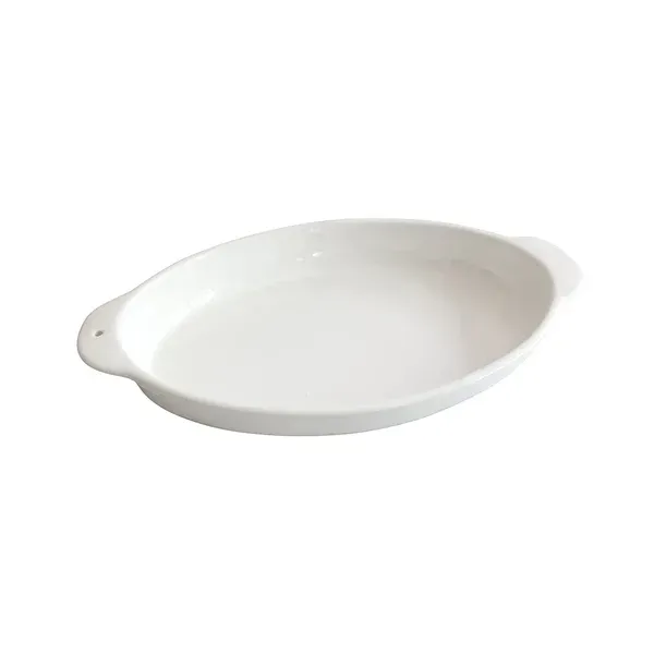 Nora Fleming, Pinstripes Oval Baker, BW09, www.mercyhospitalgiftshop.com