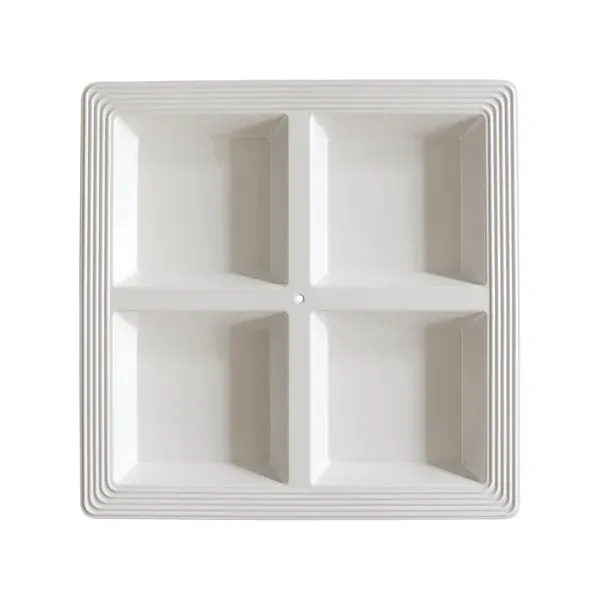 Nora Fleming, Pinstripes Square Sectional Server, MEL10, www.mercyhospitalgiftshop.com