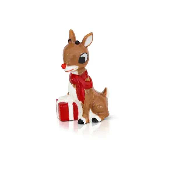 Nora Fleming Mini, Christmas - Rudolph the Red Nosed Reindeer)