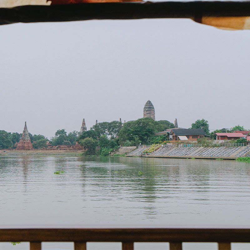 ล่องเรือ อยุธยา ทานข้าวบนเรือ