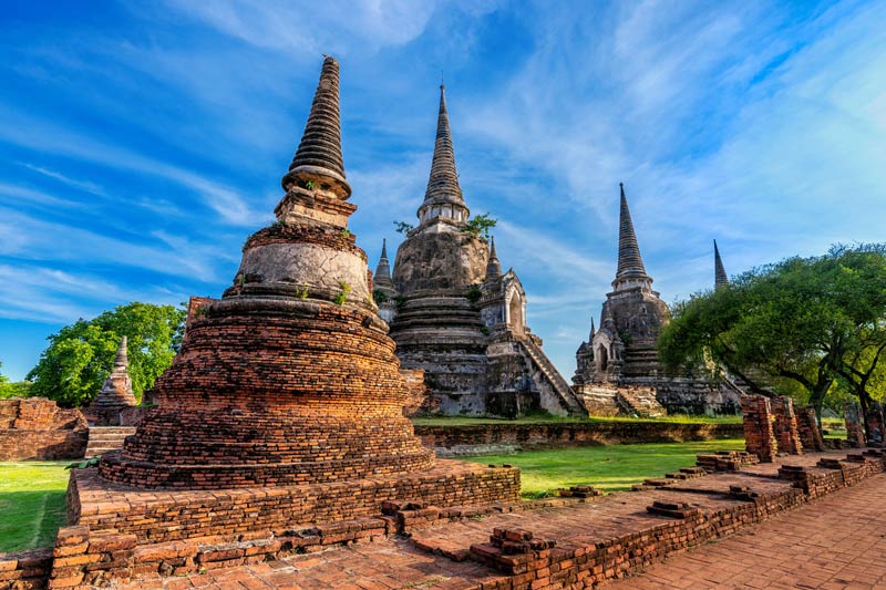 เจดีย์ 3 องค์ วัดพระศรีสรรเพชญ์