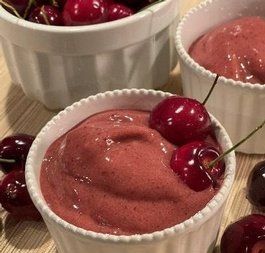 Delectible Cherry Pomegranate Nice Cream