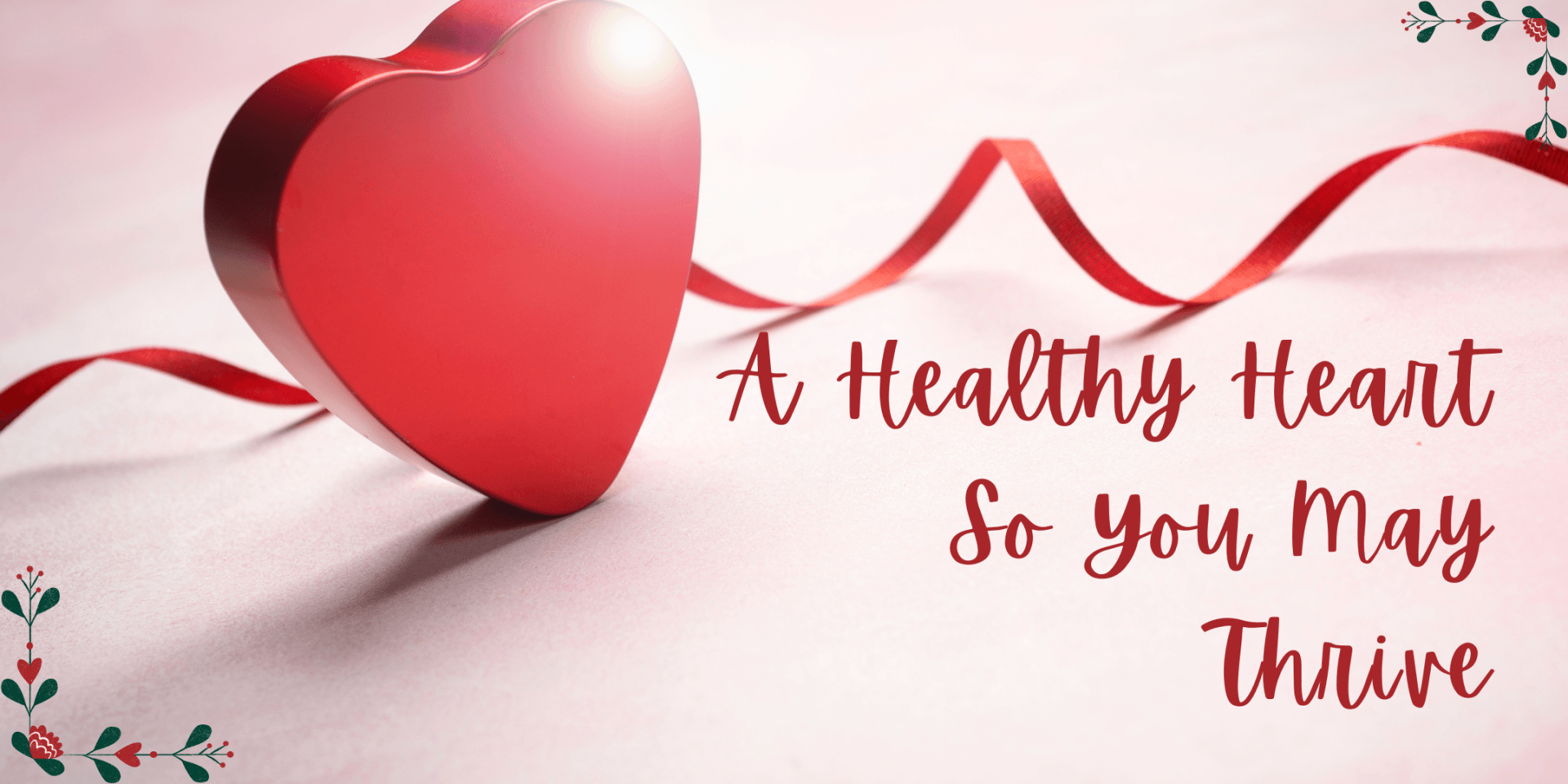 Red Gift Shaped like a Heart