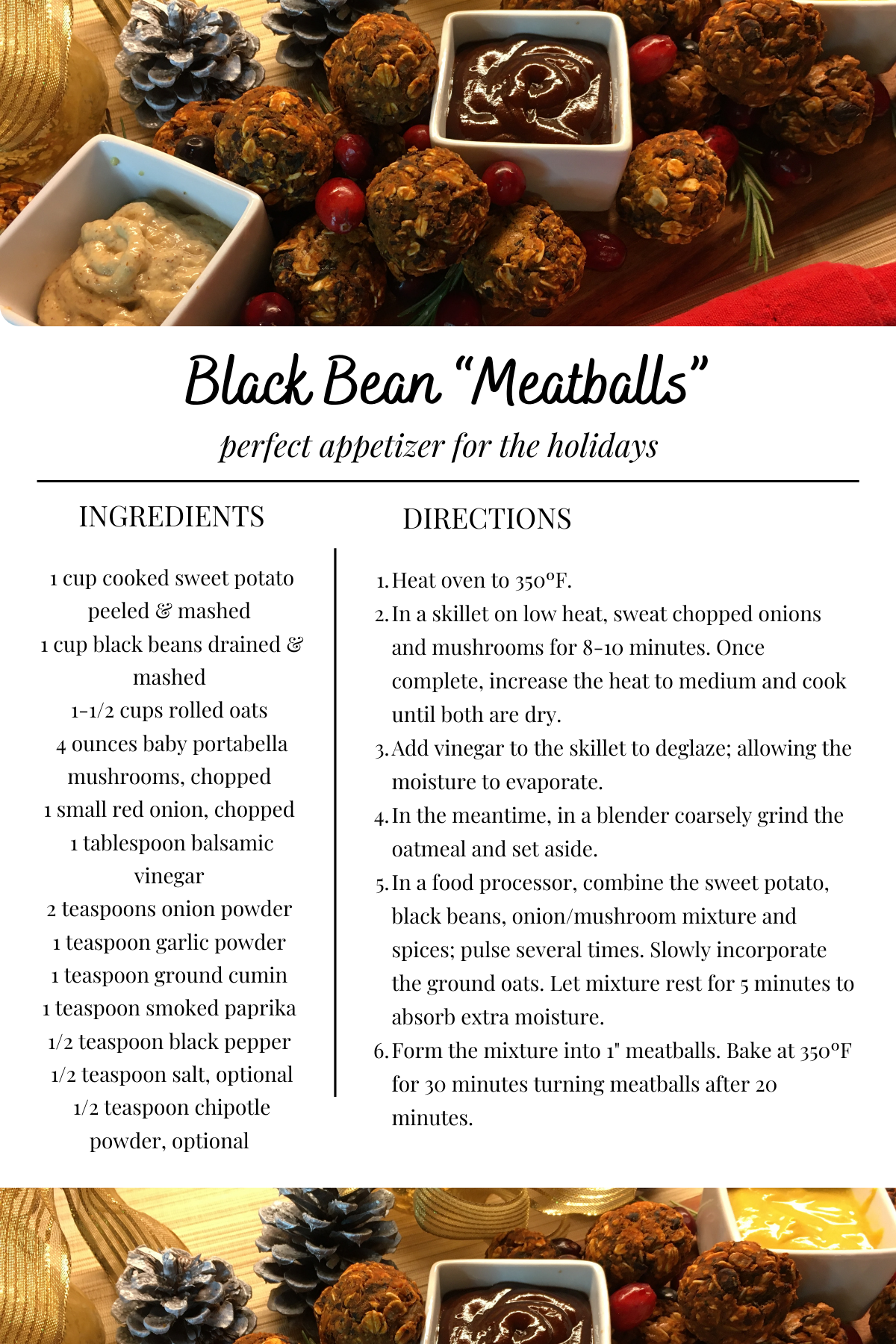 Black Bean Meatballs Recipe Black Bean Meatballs Recipe