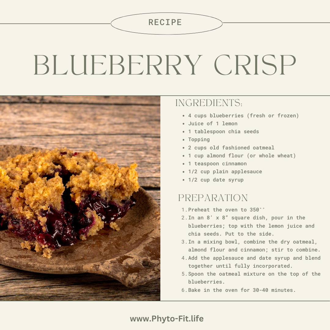 Blueberry Crisp Recipe