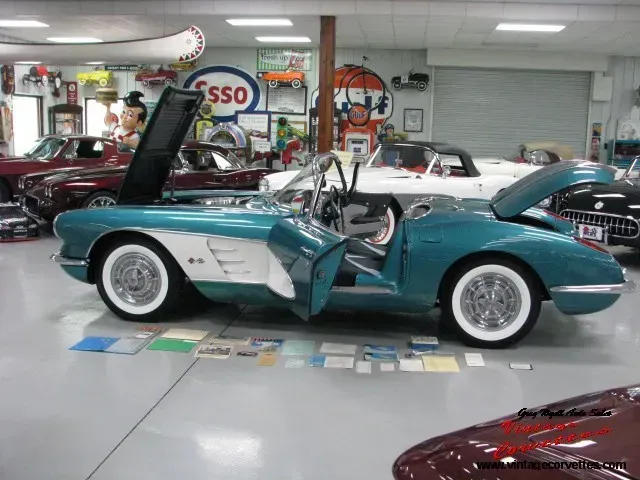 1958 Corvette Regal Turquoise One Owner 283-230hp “Sold “