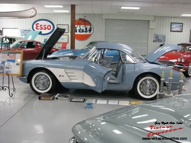 1959 Corvette Frost Blue Top Flight 98.6  230hp &ldquo;Sold  &ldquo;