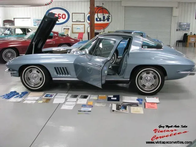 1967 Corvette Coupe Elkhart Blue  390hp Factory Air  &ldquo;Sold  &ldquo;