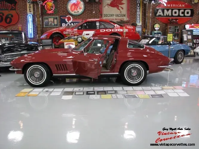 1967 Corvette Coupe Marlboro Maroon Factory Air 350hp  &ldquo;Sold &ldquo;