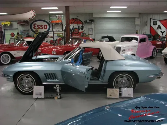 1967 Corvette Elkhart Blue , Teal Interior  One owner 350hp  &rdquo; Sold  &ldquo;