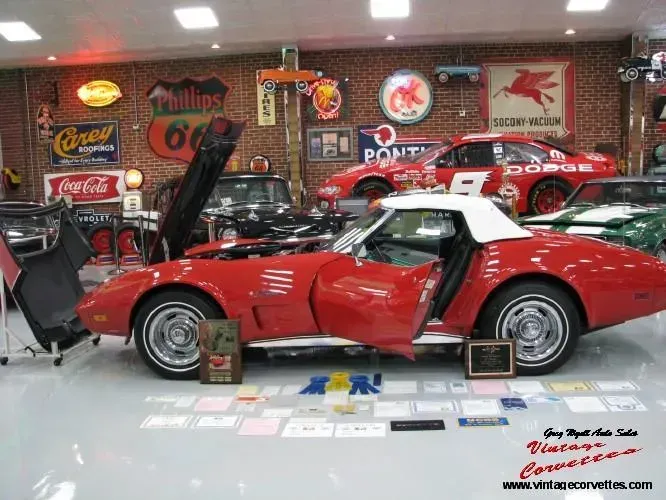 1975 Corvette Red Convt , 1771 Original miles ,All Awards “Sold “