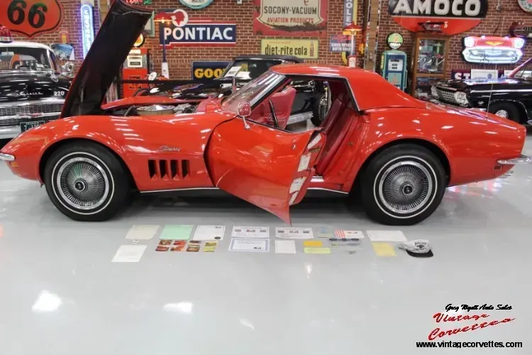 1969 Corvette Convt Red on Red 427-390hp Survivor “Just In”