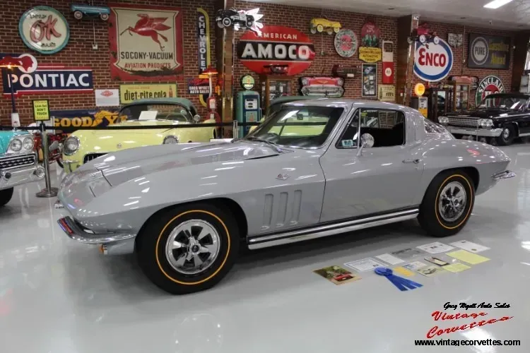 1965 Corvette Coupe Silver Pearl 365hp Top Flight “Just In”