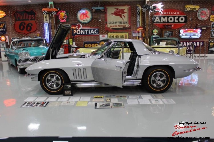 1966 Corvette Convt Silver 425hp Top Flight "Just In"