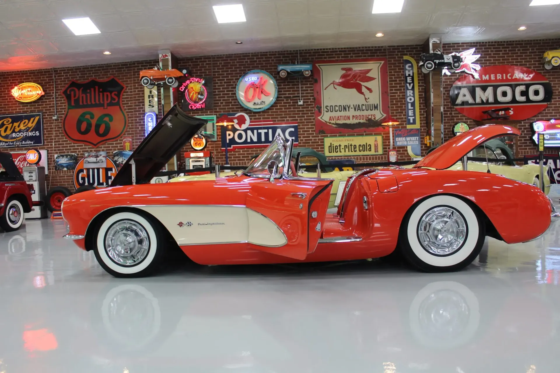 1957 Corvette Resto Mod Venetian Red Ram Jet 350 “Just In”