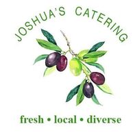 DYLs Natural Market LTD dba Joshua's Catering The logo for joshua 's catering shows a branch of olives with leaves.