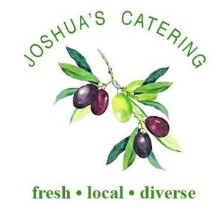 DYLs Natural Market LTD dba Joshua's Catering The logo for joshua 's catering shows a branch of olives with leaves.