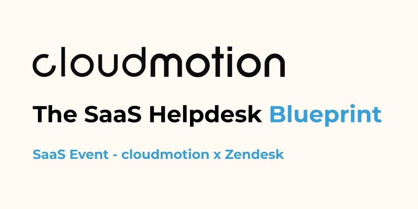 cloudmotion zendesk saas event