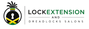LockExtension and Dreadlocks Salons logo with pineapple icon in black, green, yellow, and white
