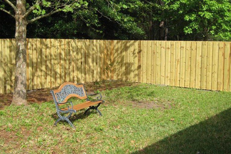 Fenced-in Backyard image