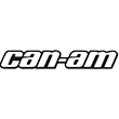 Can-Am logo in black stylized text on a white background
