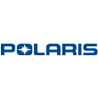 Polaris logo in blue with a star inside the letter O on a white background