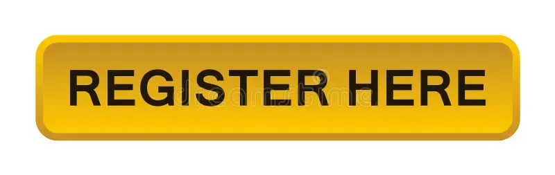 A yellow button that says `` register here '' on a white background.