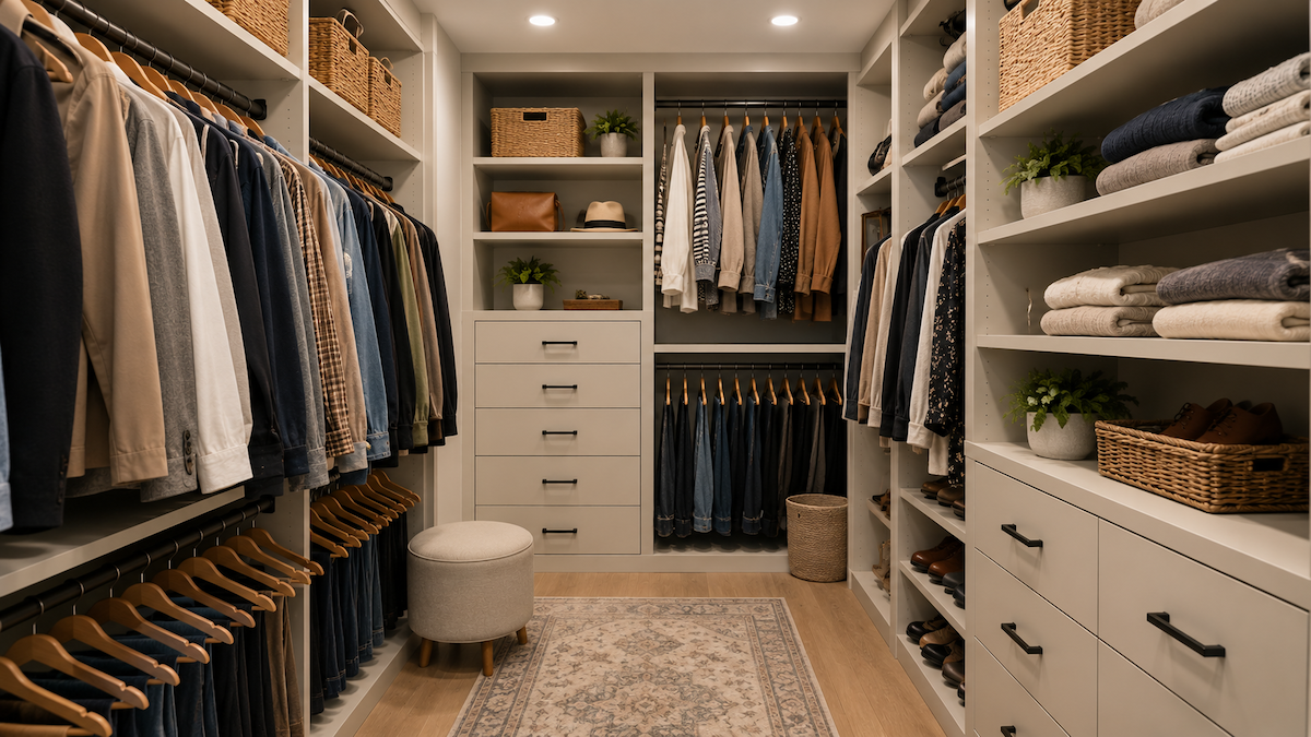 How to Maximize Storage in a Small Walk-In Closet