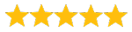 5 yellow stars in a row