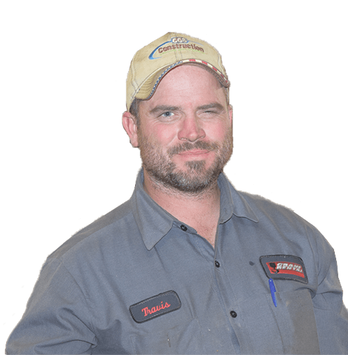 Crane rental worker