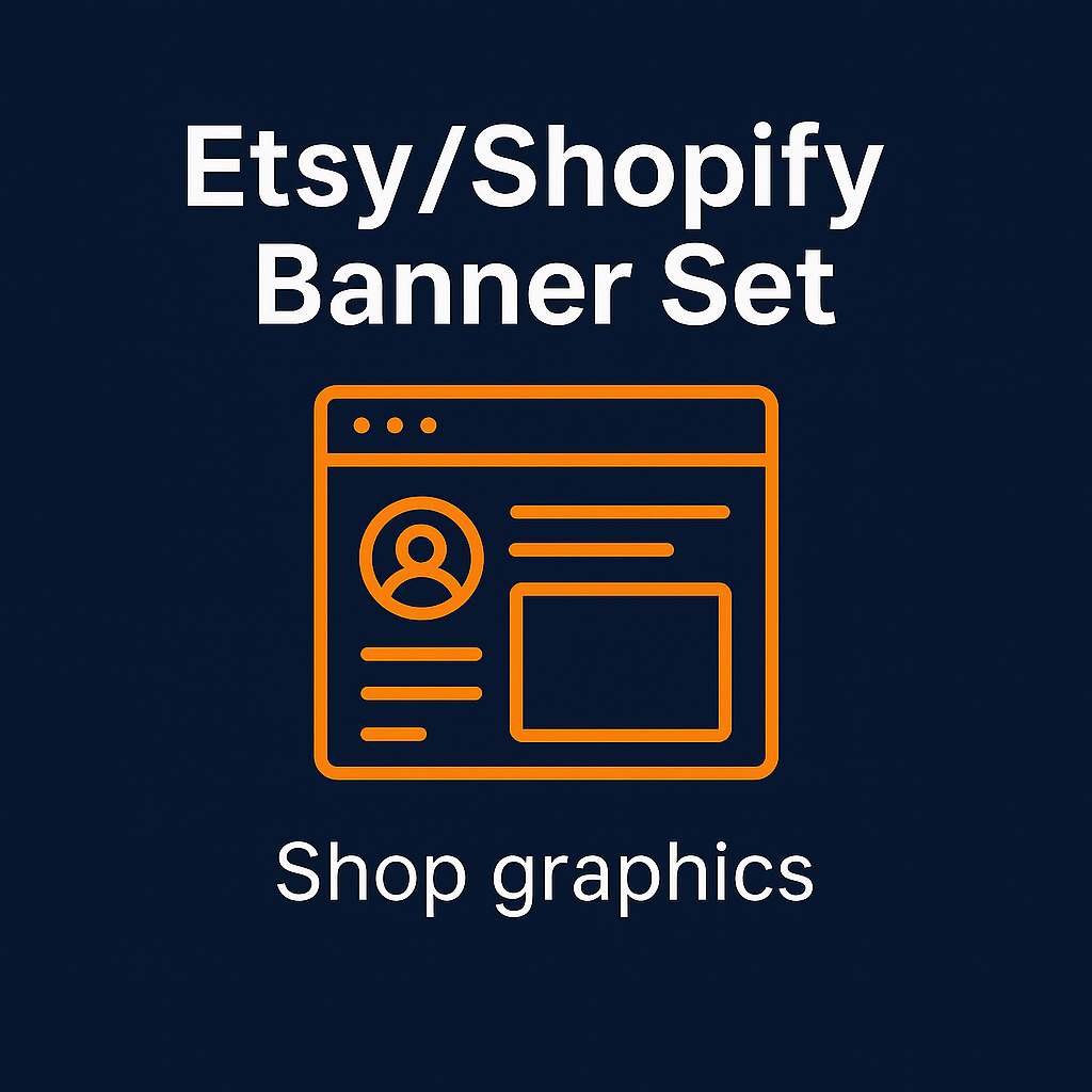Etsy/Shopify Banner Set