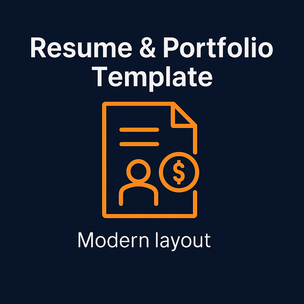 Resume & Portfolio Template