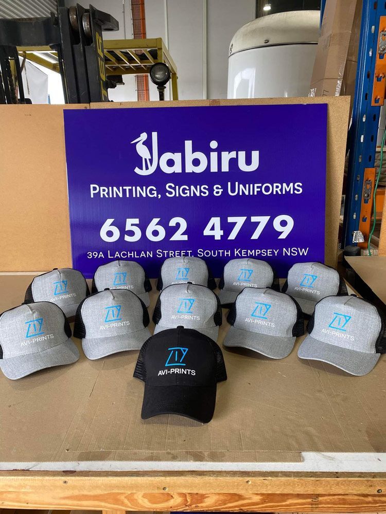 Trucker Cap with Business Logo — Print Shop in Kempsey, NSW