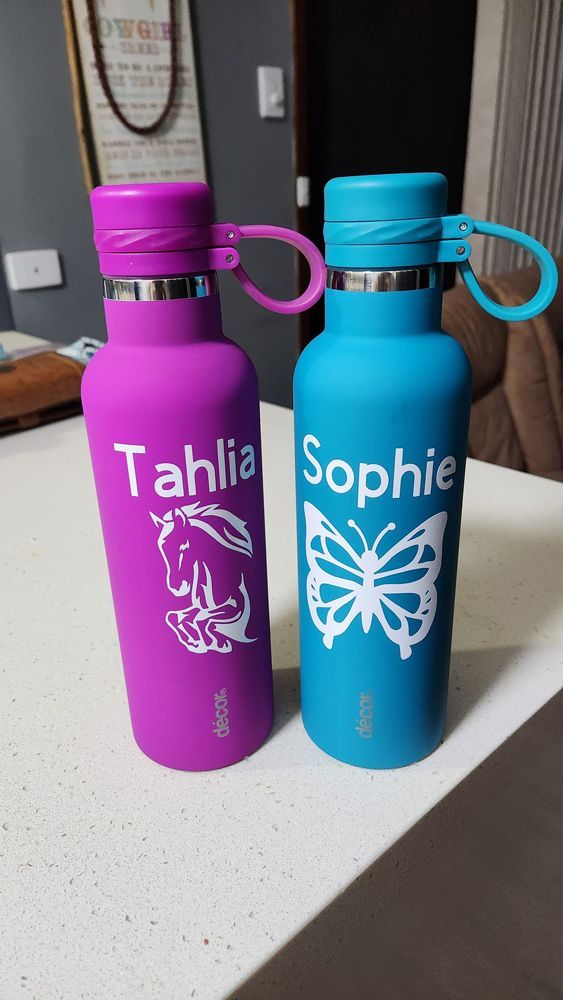 Tumbler with Names and Logo Design — Print Shop in Kempsey, NSW